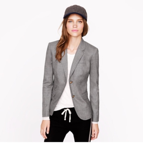 J. Crew Jackets & Blazers - J. Crew Light Gray Wool Schoolboy Blazer